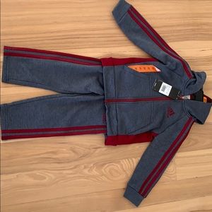 NWT 2T Boys Adidas Track suit set
